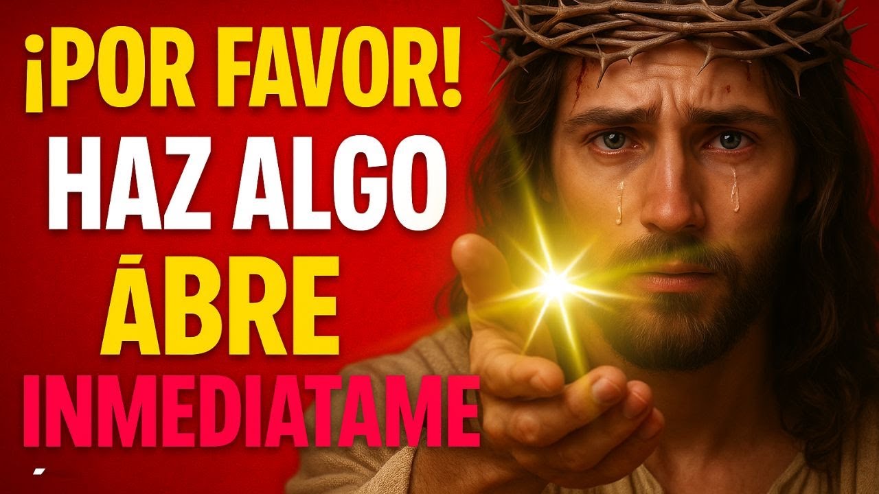 ¡ABRE AHORA! EL ESPÍRITU SANTO VIO ALGO EN TI HACE 1 MINUTO!