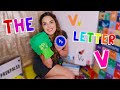 ALL ABOUT THE LETTER Vv | How to Make a VOLCANO!! Teaching letters for preschool and elementary