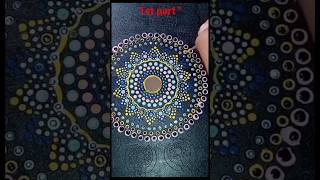 "Mandala Dotting Art " #art #diy #artist #artistpainting 🎨🖌️
