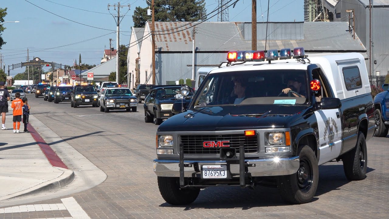 Ripon-Menlo Park Police Parade 2025! 65+ Emergency Vehicles Code 3!