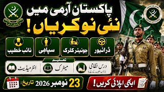 Pakistan Army New Jobs 2026 | Latest Pak Army Recruitment | Naib Khateeb, Sipahi, Clerk & Driver