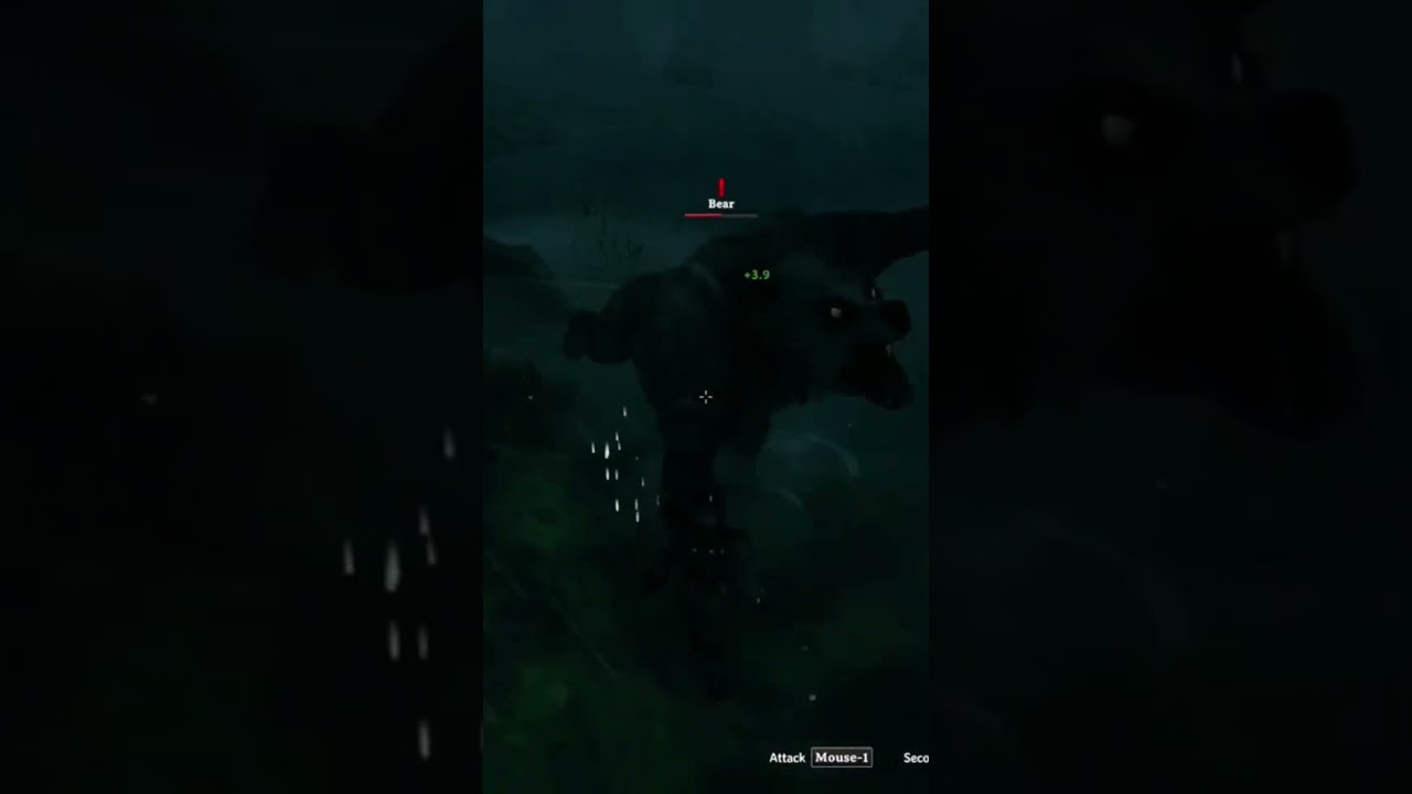 VALHEIM - FLINT KNIFE VS BEAR 