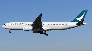 Cathay Pacific Airbus A330-300 Landing at Hong Kong