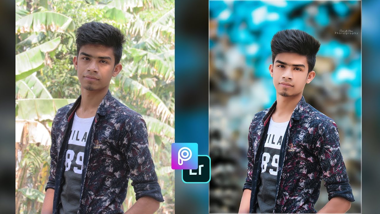 PicsArt Cyan Color Background Change photo Editing tutorial | Mamun Editz