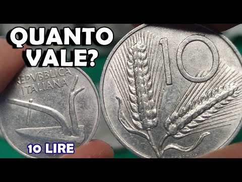 Moneta 10 Lire Spiga, Spighe di Grano, Rare 1954, 1951, 1952, 1953, 1956,  1965. Valore, Quanto Vale? - YouTube