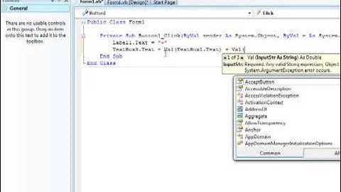 Visual Basic 2008, 2010 - Advanced calculator