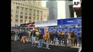 Ceremony To Mark Rebuilding Of Part Of World Trade Centre