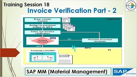 18 SAP MM Invoice Verification Part - 2 #sap #sapmm #invoice #verification #tax #cashdiscount