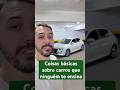 Coisas básicas sobre carros que ninguém te ensina