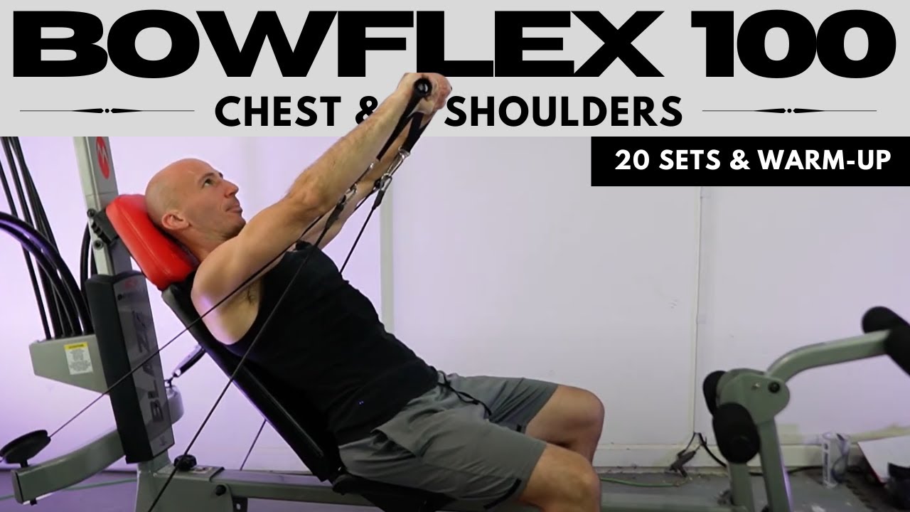 Bowflex 100: Routine 1 | Chest & Shoulders Workout (PR1000 & Blaze)