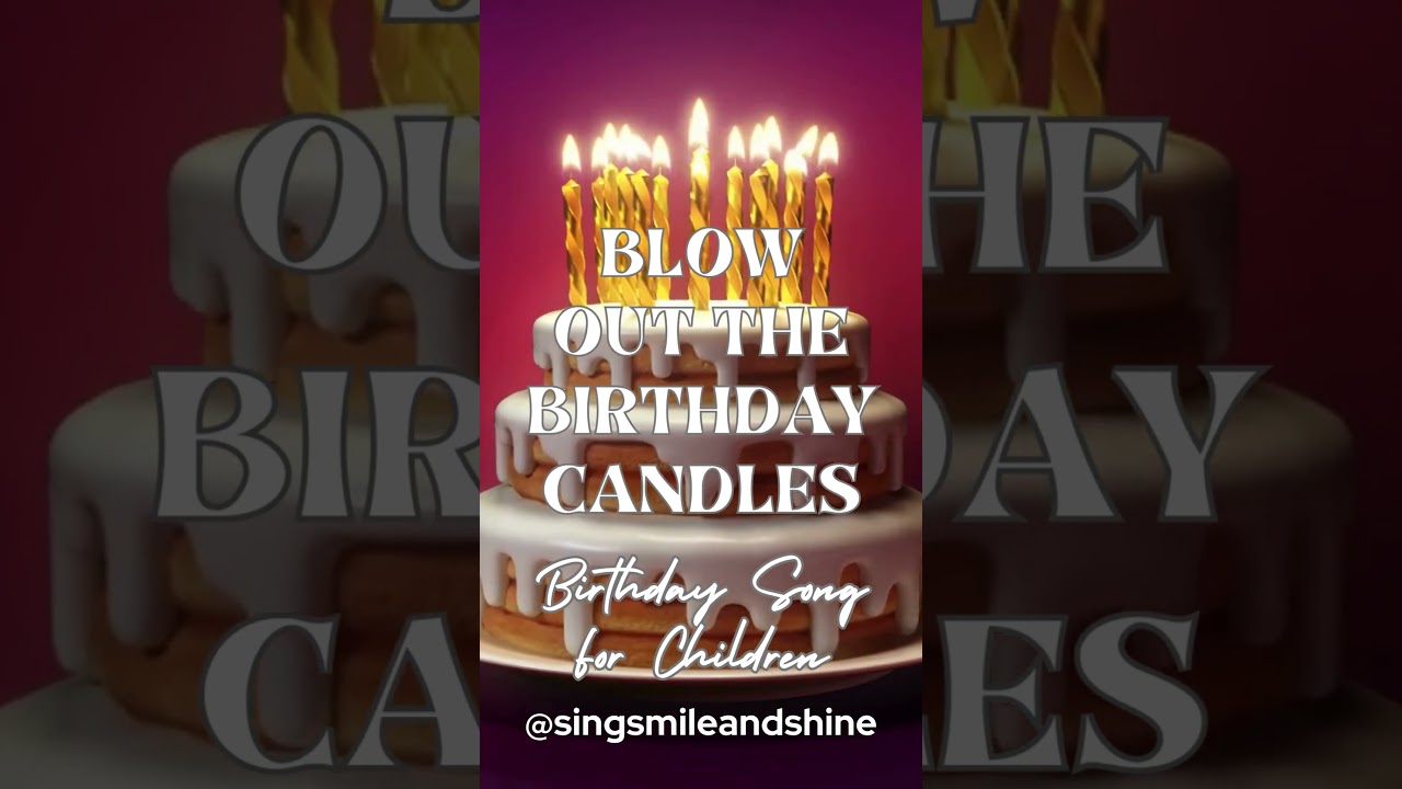 **Blow Out The Birthday Candles 🕯️🎂 | Fun Birthday Song for Kids | 