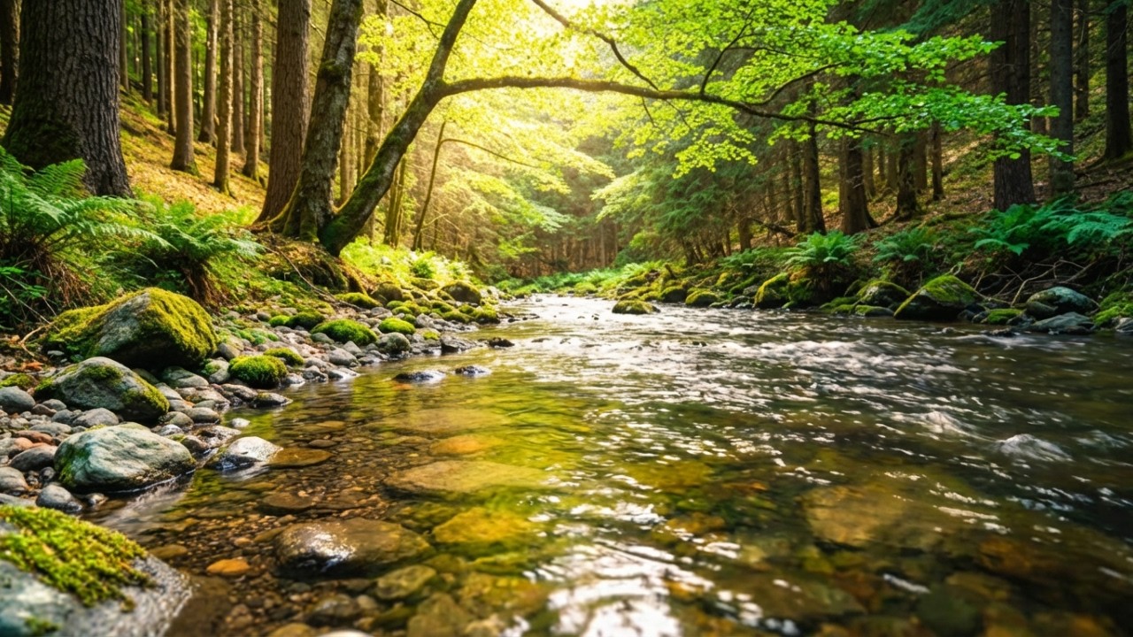 Tranquil Medicine Waves in River Dawn to Refresh Your Mind 🌤️