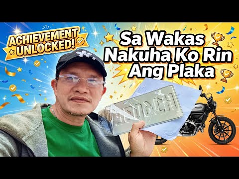 Part 2 Nakuha Ko Na Sa Wakas Plate Number Sa Motor Sa LTO || JFCTV