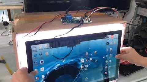 Mirror Glass TouchScreen PCAP Display 1000ints--CJTOUCH--TouchScreen Solution 10 Years Factory