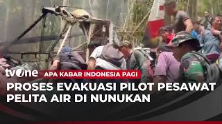 Indonesian Army Successfully Evacuates Pelita Air Pilot's Body from Forest Area | AKIP tvOne