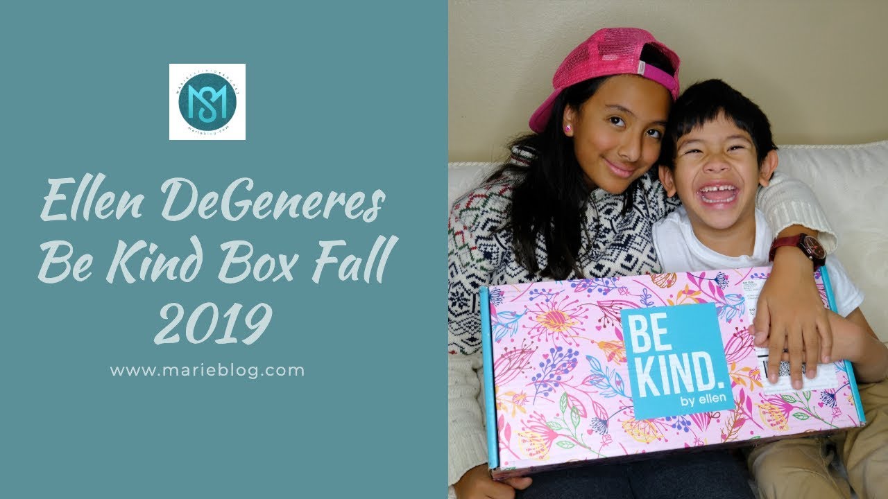Ellen DeGeneres Be Kind Box Fall 2019