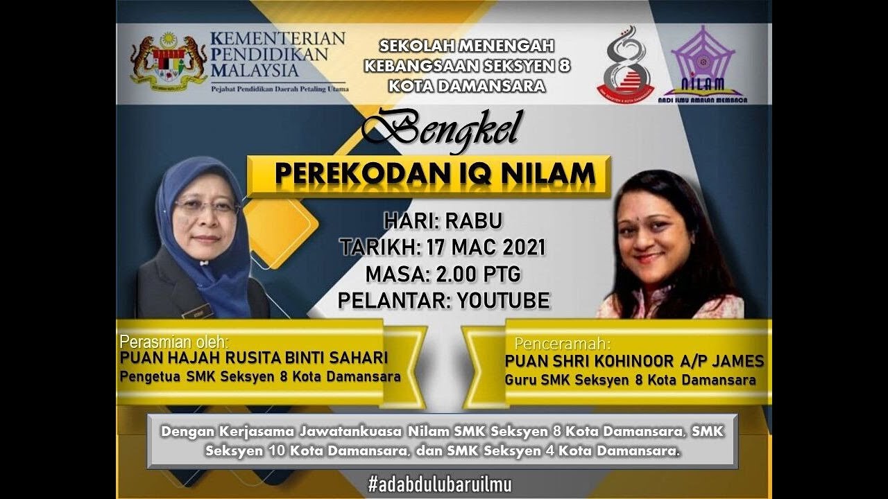 CARA PEREKODAN IQ NILAM 