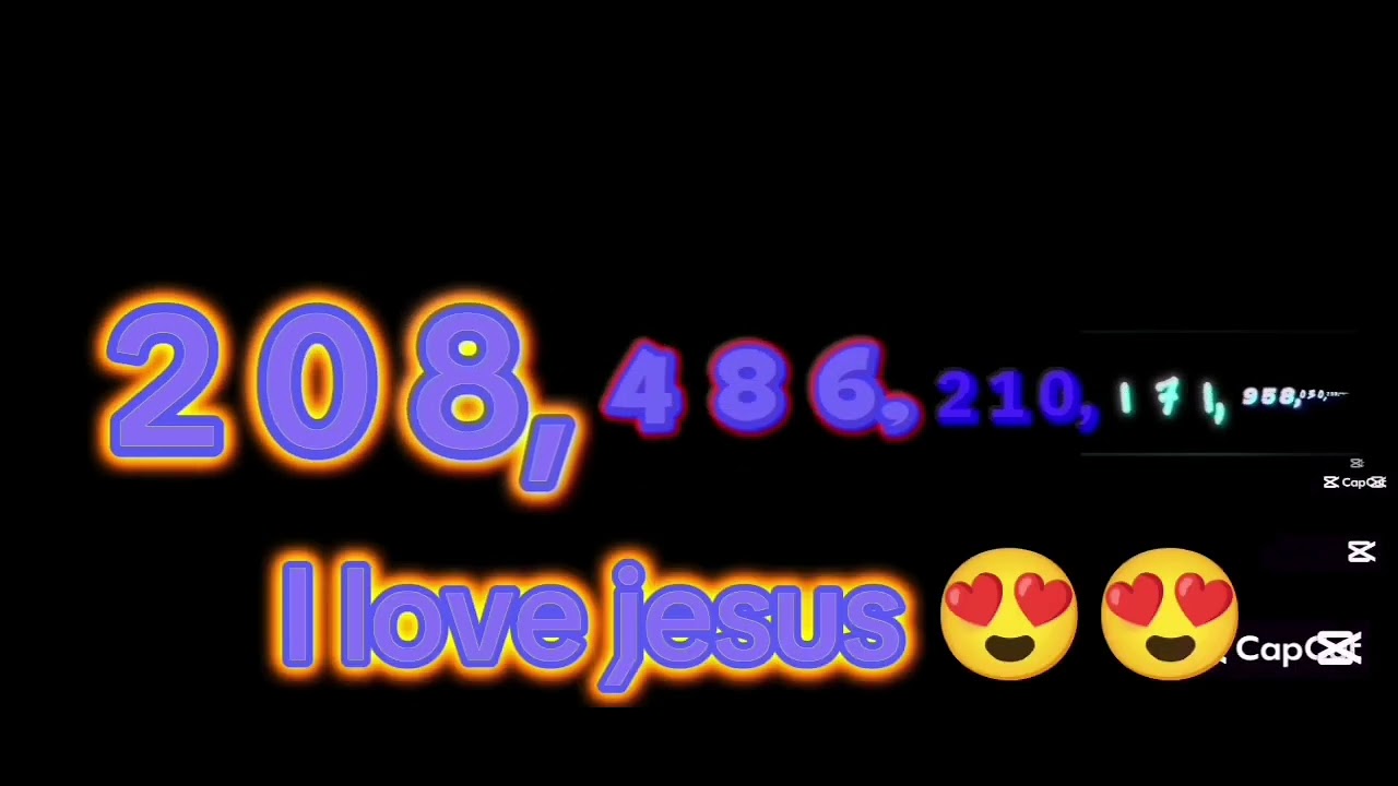 Numbers 0 To 1 Septuagintillion with sounds 