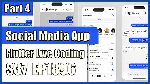 [Flutter] Flutter Live Coding EP1896 (Social Media App Part 4)