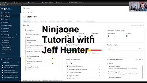 IT: Ninjaone Tutorial with Jeff Hunter