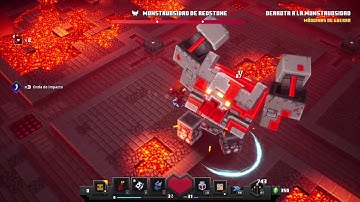 Minecraft Dungeons | Redstone Monstrosity【Hard VI/Solo】