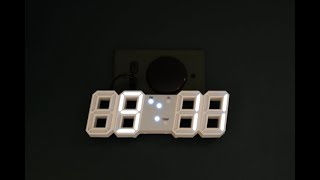 Digital Clock Wall Mount