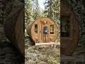 Abandoned Giant Log Transformed into Luxury Forest Home by Girl Full Restoration Timelapse #build