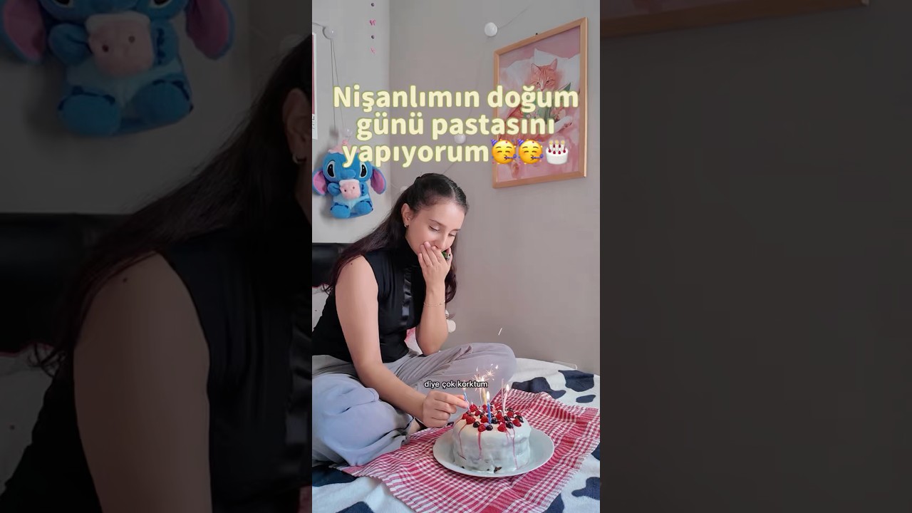 Nişanlımın pastasını yapıyorum😳🎂🥳