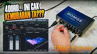 BOMGE U202 - 400 ribuan 32Bit 192kHz??? USB Audio Interface Noise Test