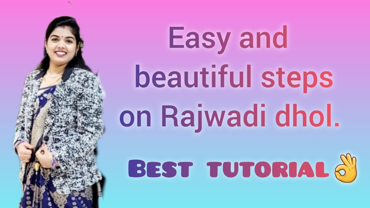 Easy steps on Rajwadi dhol ll Best tutorial ll Ladies sangeet ll girls dance ll by Richa Gangrade 