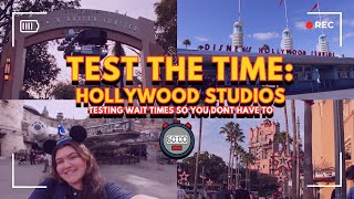 ⏰🎬✨~ TEST THE TIME: HOLLYWOOD STUDIOS | PT. 2 ~ ✨🎬⏰ Testing wait times, so you don't have to!