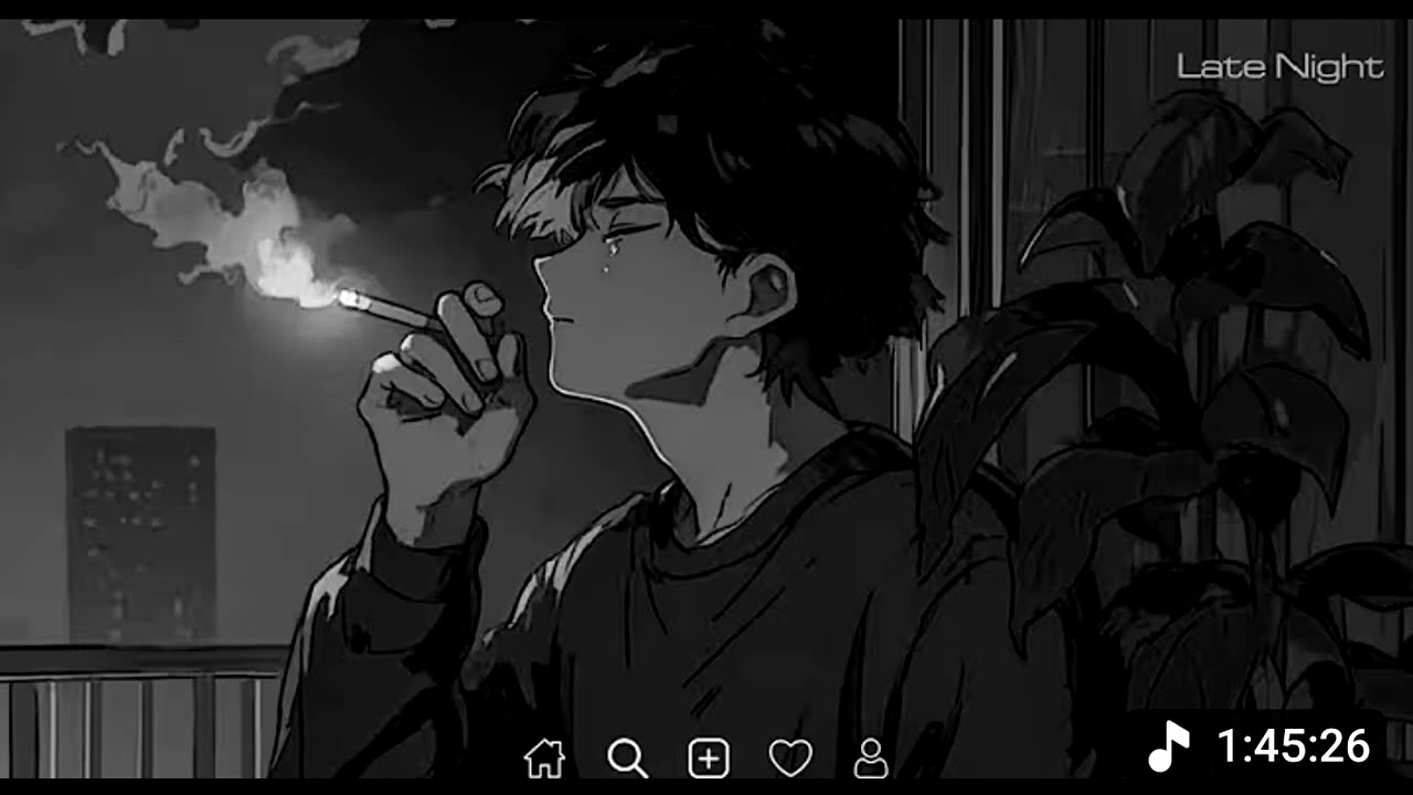 Late night Sad song cry and feel free#latest #night 