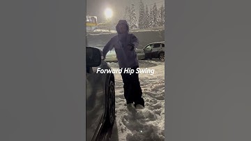 Forward Hip Swing - Winter Sports Warm-Up #professionaltherapist