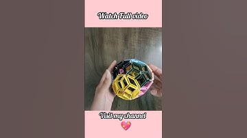 How to make paper ball at home||origami ball || paper ball DIY||  @craftswithankita