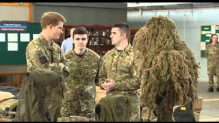 Prince Harry Visits RAF Honington | Forces TV