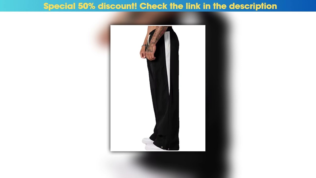 Editor’s Choice 2025 Autumn New Track Pants Men's Loose Casual Pants Wide Leg Trendy Sports Splicin