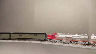 At&Sf Alco Pab-1 & 12 Cars Fast Mail Express Train