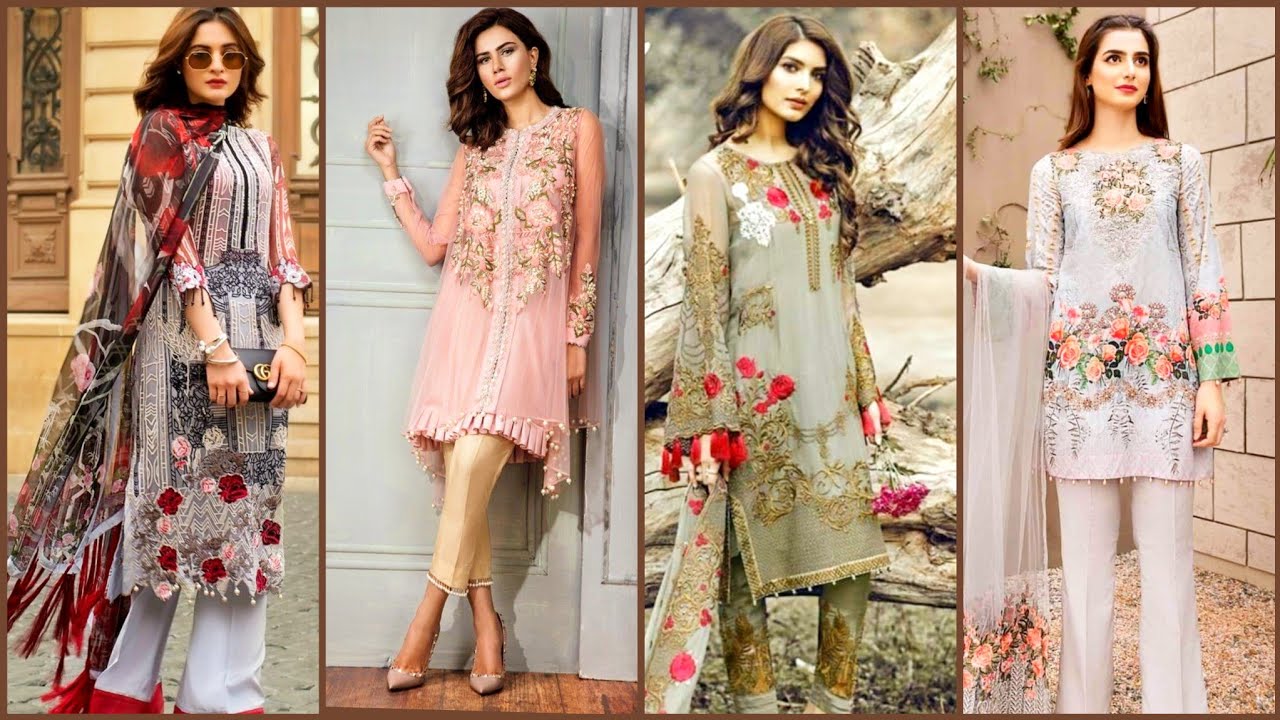 Elegant And Stylish Embroidered Fancy And Casual 2 Piece And 3 Piece Dresses Gor Girls And Women