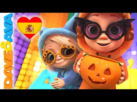 👻 Canciónes de Halloween | Dave and Ava en Español | Canciones Infantiles 👻