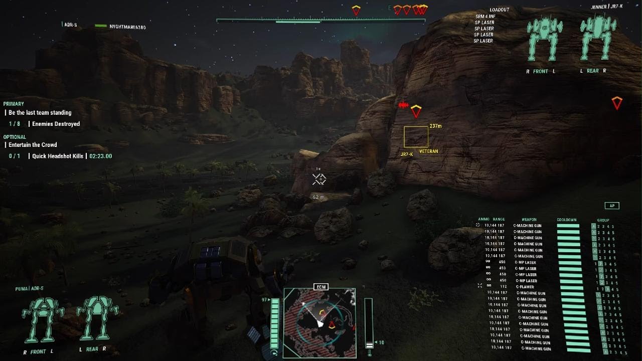 MechWarrior 5: Mercenaries_2026 Light Mech team battle