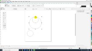 Tạo vòng tròn âm dương trong CorelDRAW 2020 cách 2