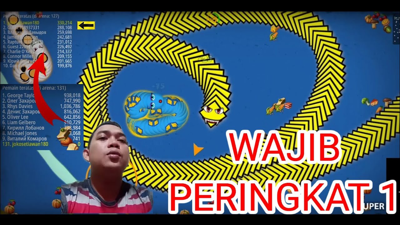 Main game worm zone.io-WAJIB PERINGKAT 1 - YouTube