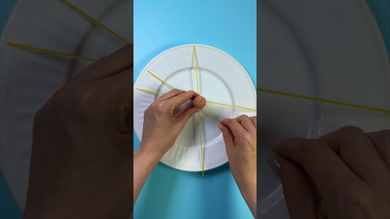 Cute Octopus Pasta! 🐙🍝 Easy Food Trick #shorts #fun