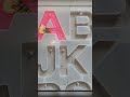 resin art #resin keychain #A letter keychain #trending #shorts