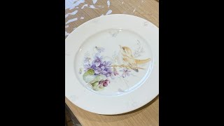 Lesson Report「オールドノリタケに学ぶポーセリンペインティング」講座　#short