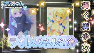 サブカル紹介】ピカットパネルとライトパネルを並べて飾ってみたら衝撃