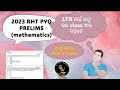 RHT 2023 PRELIMS PYQ MATH(11th March,2023, 3rd shift)|| LTR 2024 || OSAP || IRB || SIRB || OSSSC ||