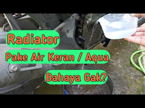 bisa gak Radiator pake air kran atau pake air biasa gak pake coolant