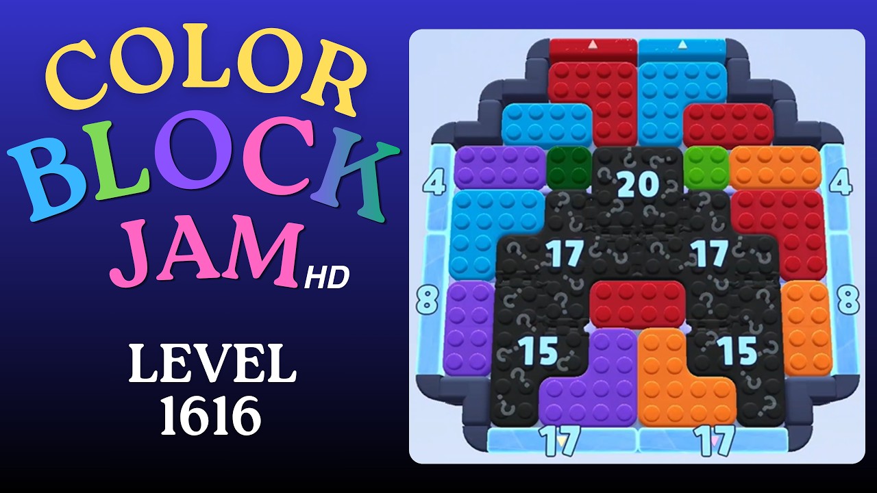 Color Block Jam Level 1616 Solution Walkthrough - YouTube