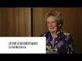 Lifetime Achievement Award - Cushla McGillivray